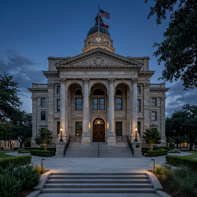 Texas Courthouse Exterior